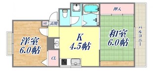 ロイヤルカーサ原の物件間取画像